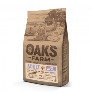 Oak's Farm Grain Free Small Adult Lamb