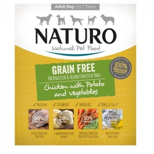 NATURO  ADULT DOG CHICKEN & VEGETABLES GRAIN FREE