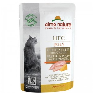 ALMO NATURE HFC CUISINE JELLY POUCH  FILLET CHICKEN-CHEESE