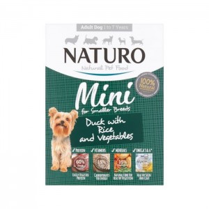 NATURO  MINI ADULT DOG  DUCK VEGETABLES 