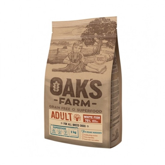 Oak's Farm Grain Free All Adult White Fish