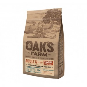 Oak's Farm Grain Free Small Adult 6+ Salmon