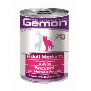 GEMON CHUNKS WITH BEEF AND LIVER - ADULT MEDIUM