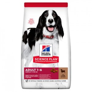 Hill's Science Plan Adult Medium για Σκύλους με Αρνί & Ρύζι