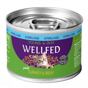 WELLFED YOUNG STERILIZED TURKEY AND BEEF 